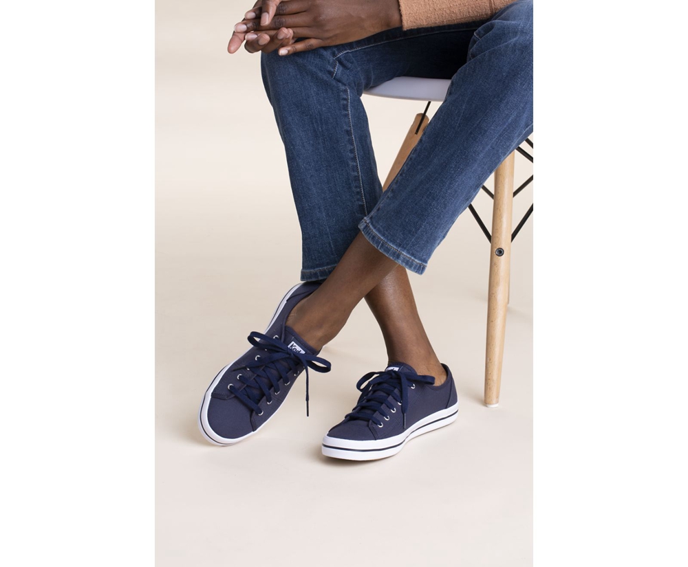 Basket Keds Femme Bleu Marine - Washable Kickstart - 194-XAIZRF